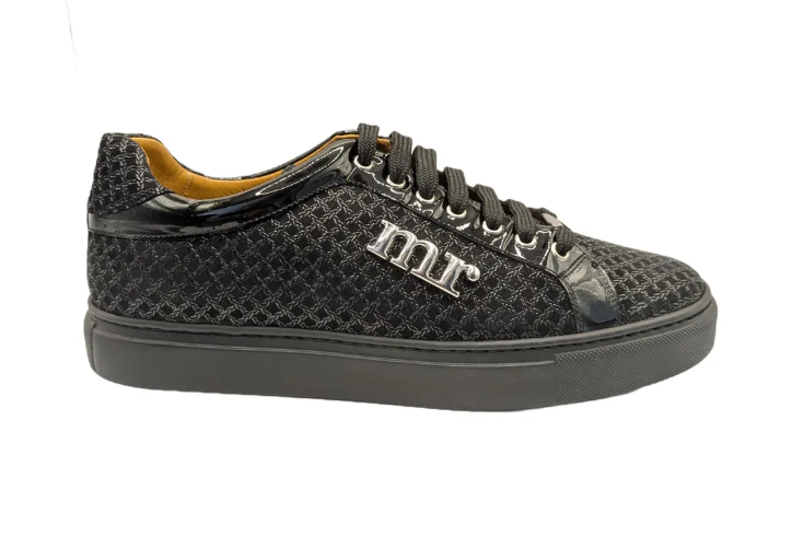 Geprägter Lackleder-Sneaker, hoch geschnitten, hochwertige Verarbeitung, Lederfutter, herausnehmbare Innensohle – Bild 3