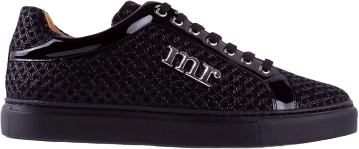 Geprägter Lackleder-Sneaker, hoch geschnitten, hochwertige Verarbeitung, Lederfutter, herausnehmbare Innensohle